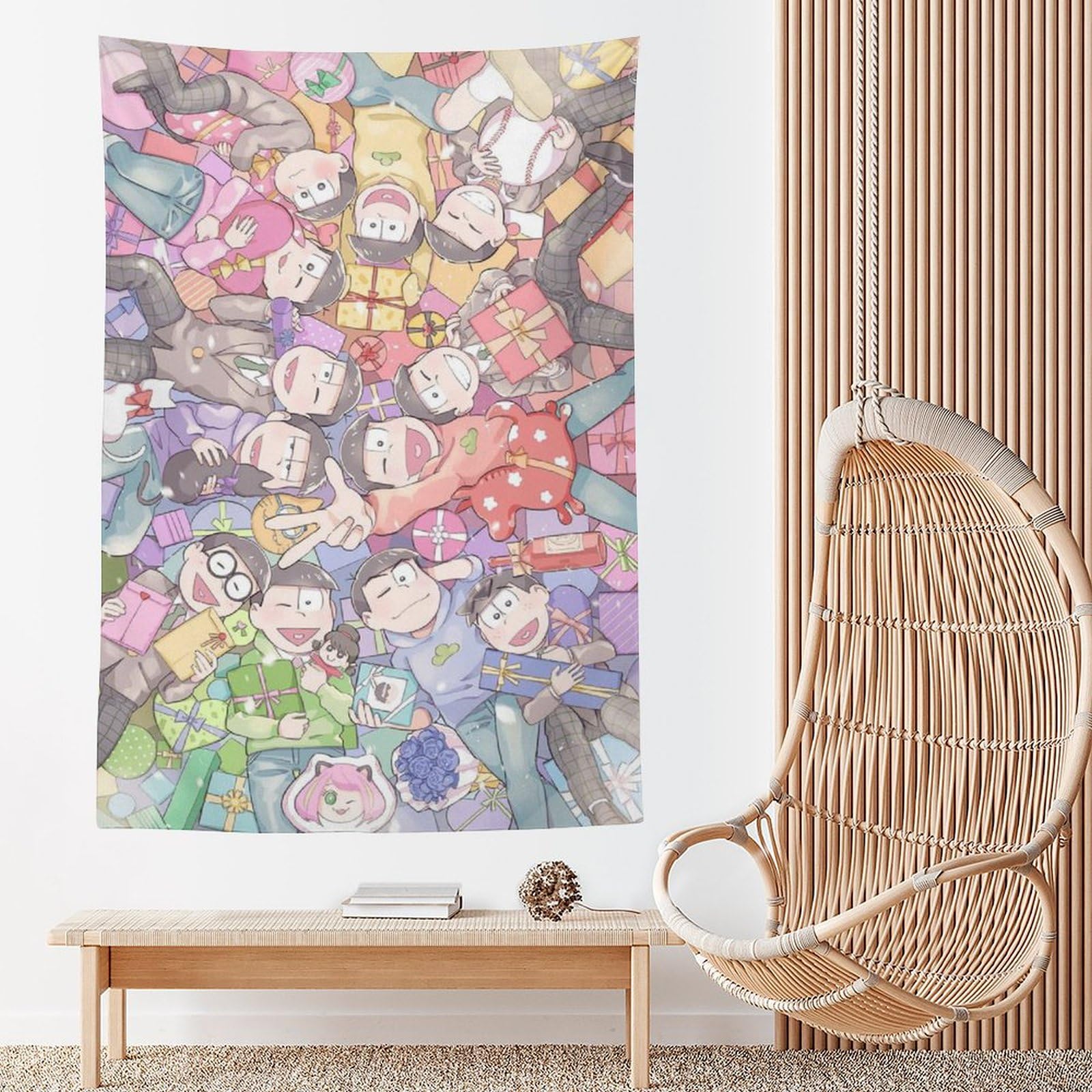 Amazon.co.jp: おそ松さん (53) タペストリー 絵 ポスター 壁掛け